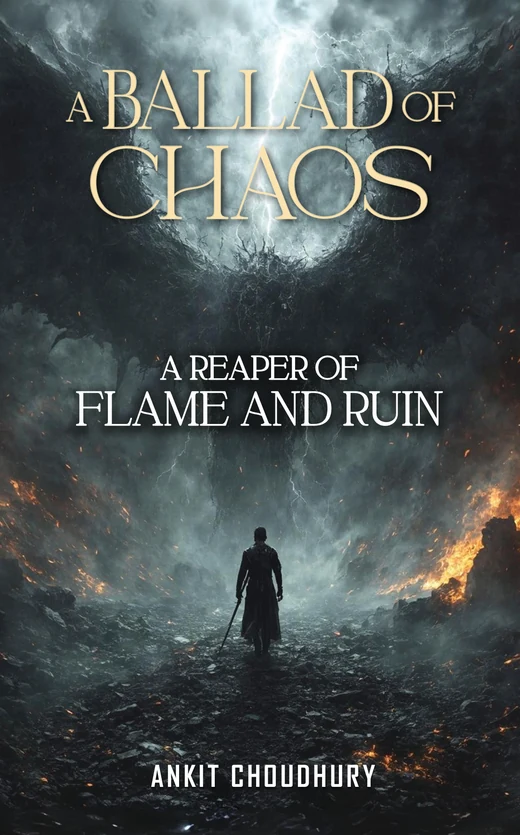 A Reaper of Flame and Ruin — Book IV of A Ballad of Chaos by Ankit Choudhury, front cover