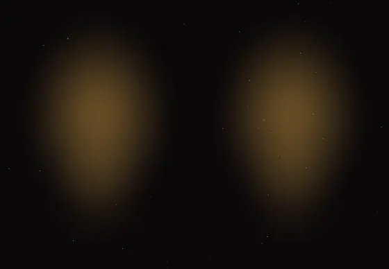 The Book V atmosphere, in dawn-amber