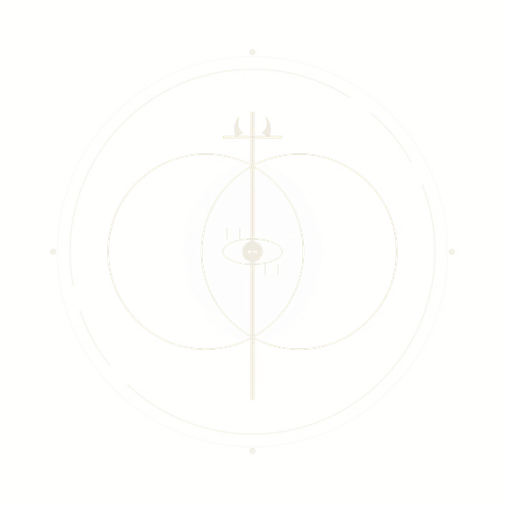 The Book II sigil framed in its ward, in bone