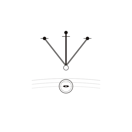 The Book III sigil in ink on paper